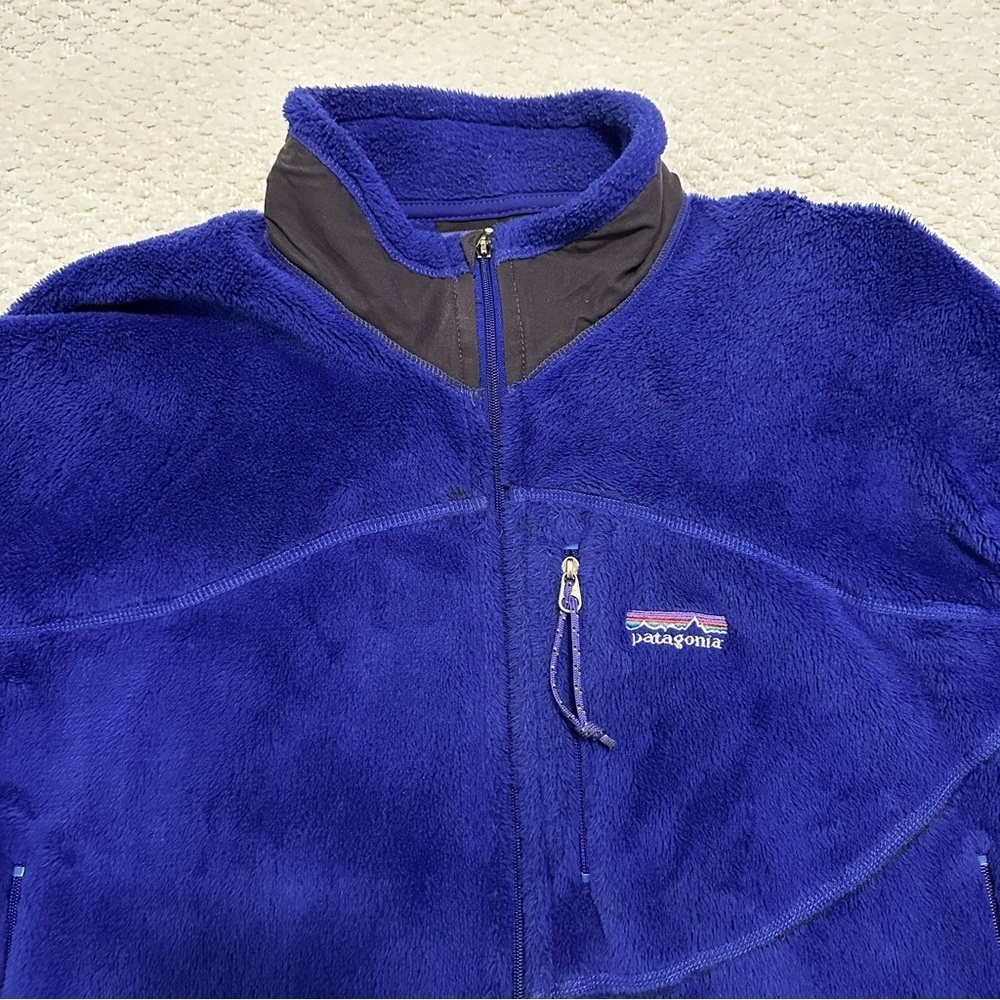 2001 Patagonia Classic Retro Sherpa Fleece Jacket Blue Sherpa Men’s Size XL